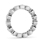 2.7CTW Round Shaped Lab Grown Diamond (F/VS) Eternity Band Ring in 14K Gold - Size 8