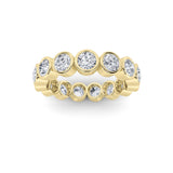 2.75CTW Round Shaped Lab Grown Diamond (F/VS) Eternity Band Ring in 14K Gold - Size 7