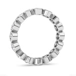 2.9CTW Round Shaped Lab Grown Diamond (F/VS) Eternity Band Ring in 14K Gold - Size 9