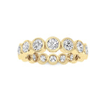 2.9CTW Round Shaped Lab Grown Diamond (F/VS) Eternity Band Ring in 14K Gold - Size 9