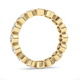 2.9CTW Round Shaped Lab Grown Diamond (F/VS) Eternity Band Ring in 14K Gold - Size 9