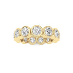 2.9CTW Round Shaped Lab Grown Diamond (F/VS) Eternity Band Ring in 14K Gold - Size 5