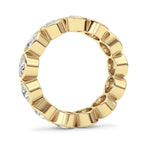 2.9CTW Round Shaped Lab Grown Diamond (F/VS) Eternity Band Ring in 14K Gold - Size 5