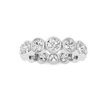 3.1CTW Round Shaped Lab Grown Diamond (F/VS) Eternity Band Ring in 14K Gold - Size 6