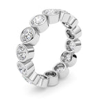 3.1CTW Round Shaped Lab Grown Diamond (F/VS) Eternity Band Ring in 14K Gold - Size 6