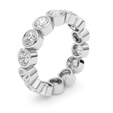 3.1CTW Round Shaped Lab Grown Diamond (F/VS) Eternity Band Ring in 14K Gold - Size 6