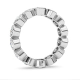 3.1CTW Round Shaped Lab Grown Diamond (F/VS) Eternity Band Ring in 14K Gold - Size 6