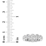 3.1CTW Round Shaped Lab Grown Diamond (F/VS) Eternity Band Ring in 14K Gold - Size 6