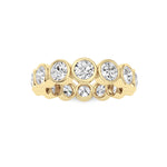 3.1CTW Round Shaped Lab Grown Diamond (F/VS) Eternity Band Ring in 14K Gold - Size 6