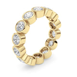 3.1CTW Round Shaped Lab Grown Diamond (F/VS) Eternity Band Ring in 14K Gold - Size 6