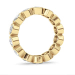 3.1CTW Round Shaped Lab Grown Diamond (F/VS) Eternity Band Ring in 14K Gold - Size 6