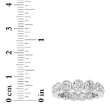3.3CTW Round Shaped Lab Grown Diamond (F/VS) Eternity Band Ring in 14K Gold - Size 9