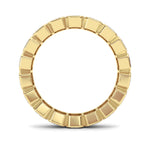 4.5CTW Emerald Shaped Lab Grown Diamond (F/VS) Eternity Band Ring in 14K Gold - Size 9