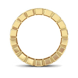 4.5CTW Emerald Shaped Lab Grown Diamond (F/VS) Eternity Band Ring in 14K Gold - Size 9