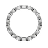 3.75CTW Oval Shaped Lab Grown Diamond (F/VS) Eternity Band Ring in 14K Gold - Size 7