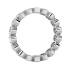 3.75CTW Oval Shaped Lab Grown Diamond (F/VS) Eternity Band Ring in 14K Gold - Size 7