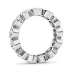 3.2CTW Round Shaped Lab Grown Diamond (F/VS) Eternity Band Ring in 14K Gold - Size 5