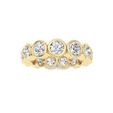 3.2CTW Round Shaped Lab Grown Diamond (F/VS) Eternity Band Ring in 14K Gold - Size 5