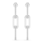 Lab Grown Diamond LGD Paper Clip Earrings