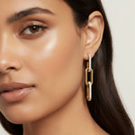 Lab Grown Diamond LGD Paper Clip Earrings