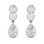 Lab Grown Diamond LGD Pear Drop Earrings
