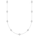 Lab Grown LGD Stationary Necklace