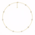 Lab Grown LGD Stationary Necklace