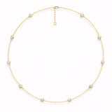 Lab Grown LGD Stationary Necklace