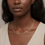 Lab Grown LGD Stationary Necklace