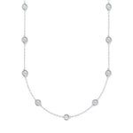 Lab Grown LGD Stationary Necklace
