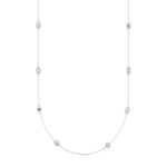 Lab Grown LGD Multi-Shape Stationary Necklace