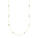 Lab Grown LGD Multi-Shape Stationary Necklace
