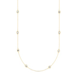 Lab Grown LGD Multi-Shape Stationary Necklace