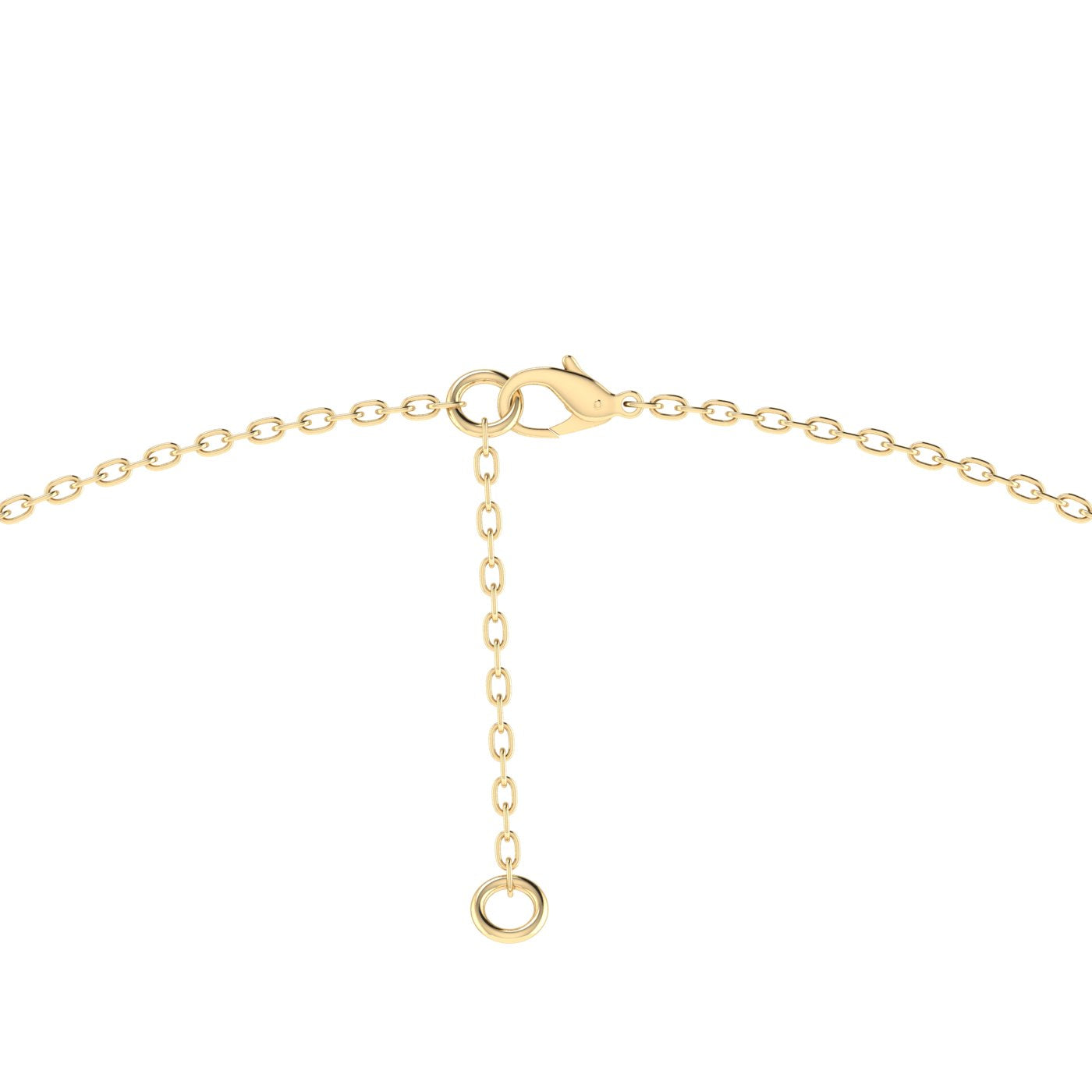 Lab Grown LGD Multi-Shape Stationary Necklace