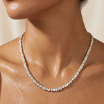 Lab Grown LGD Multi-Shape Tennis Necklace