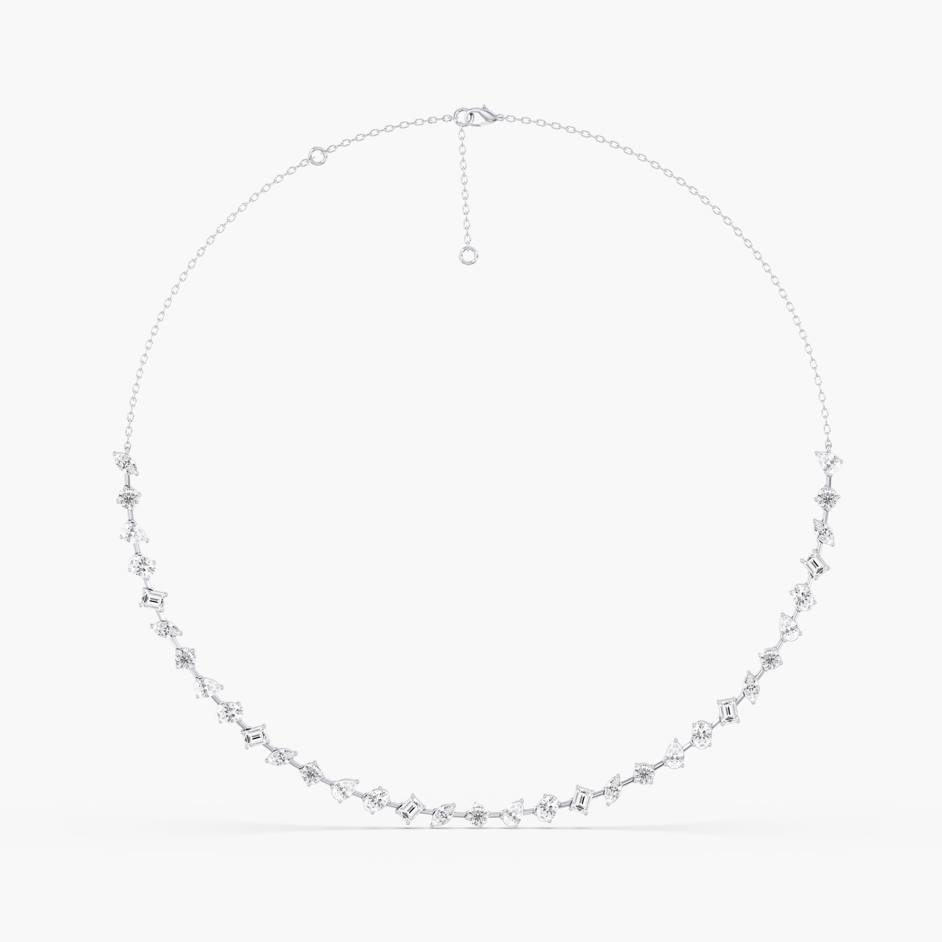 Lab Grown LGD Multi-Shape Necklace