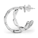 Lab Grown Chain Link Fashion Earrings