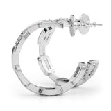 Lab Grown Chain Link Fashion Earrings