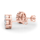 Lab-Grown Diamond Flower Cluster Earrings