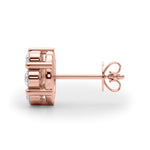 Lab-Grown Diamond Flower Cluster Earrings