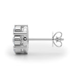 Lab-Grown Diamond Flower Cluster Earrings