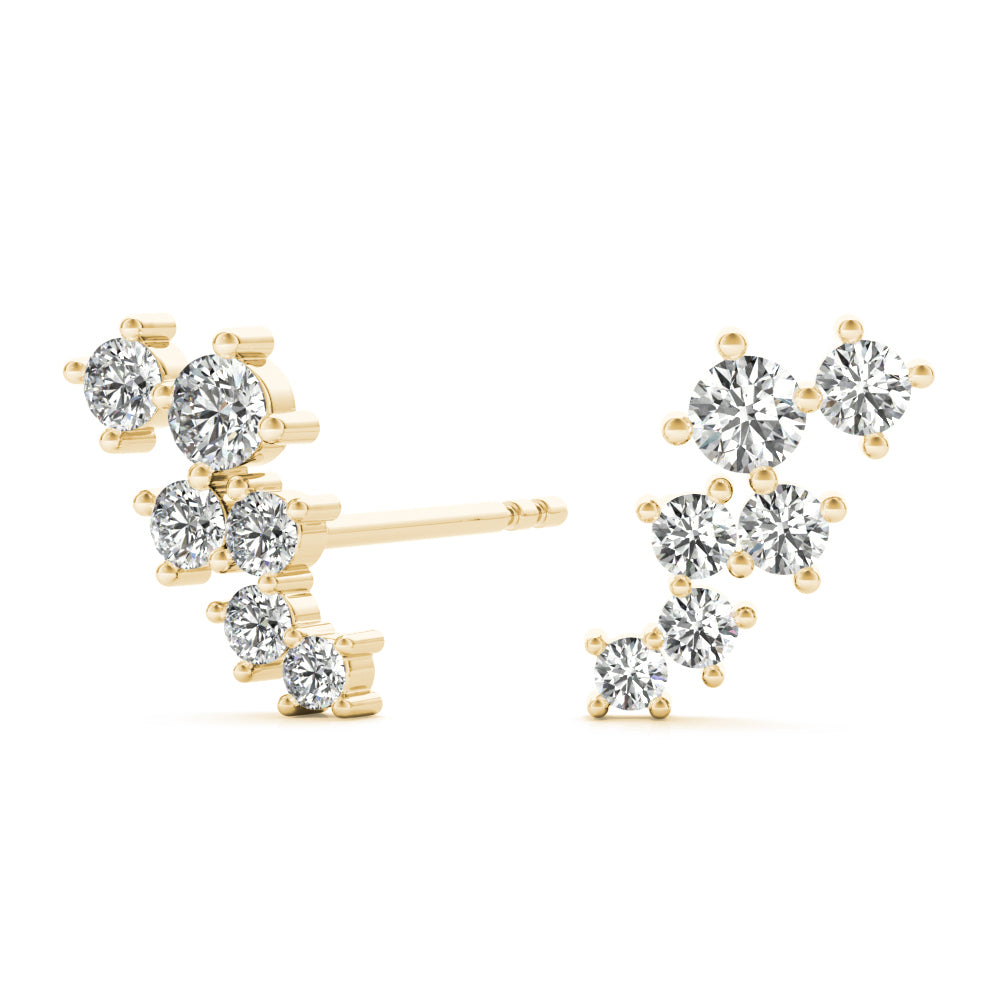 Scattered Lab Grown Diamond Studs