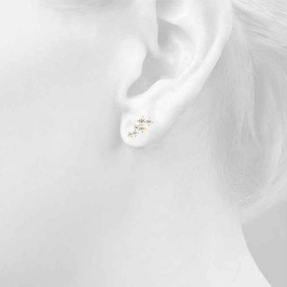 Scattered Lab Grown Diamond Studs
