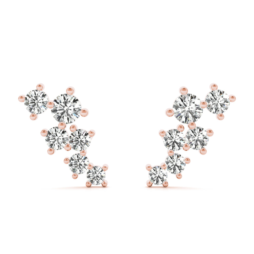 Scattered Lab Grown Diamond Studs