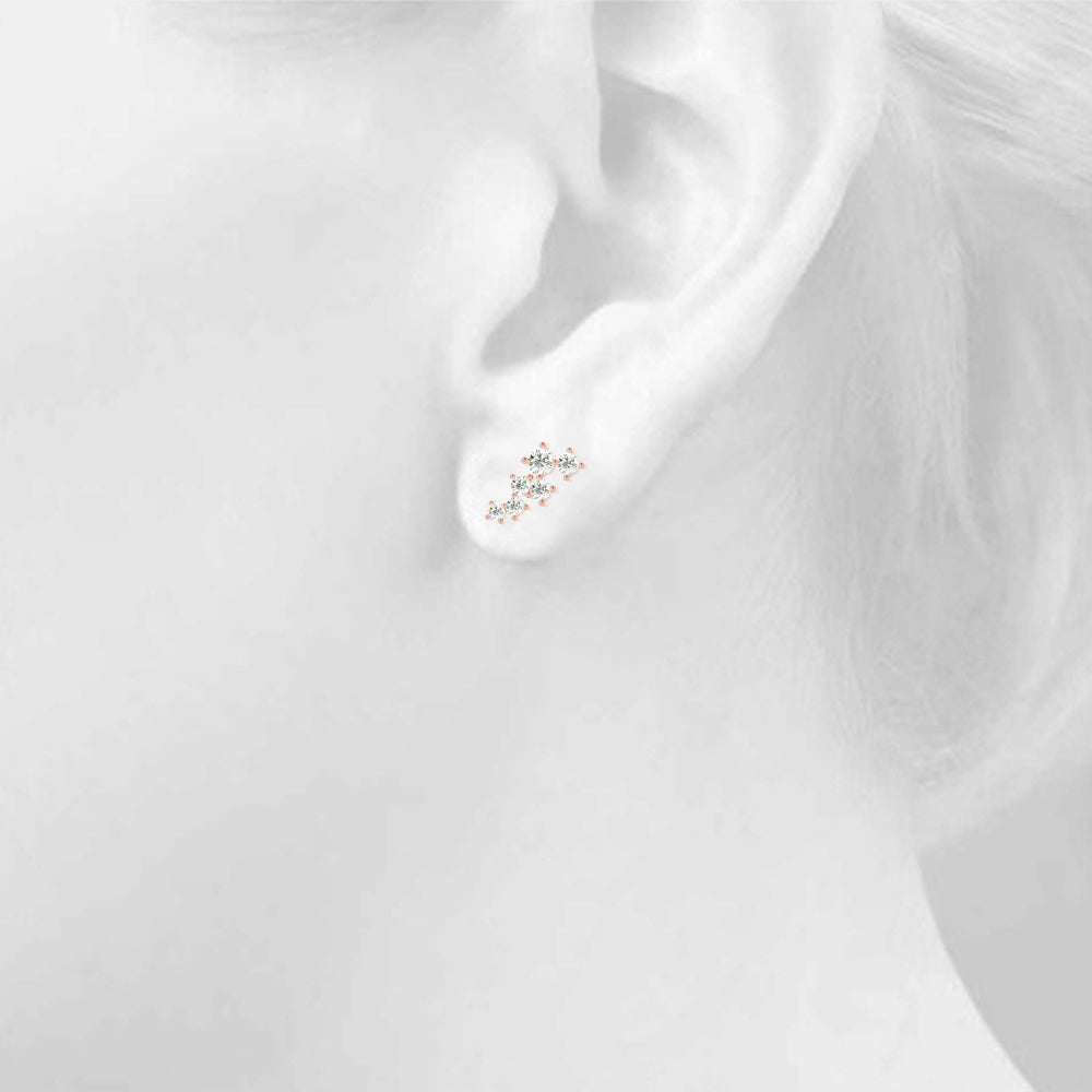 Scattered Lab Grown Diamond Studs