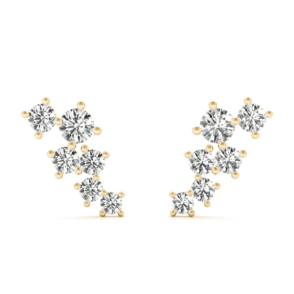 Scattered Lab Grown Diamond Studs