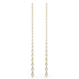 Lab Grown Graduating Drop Earrings