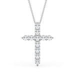 Lab-Grown Diamond Cross Pendant