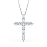Lab-Grown Diamond Cross Pendant