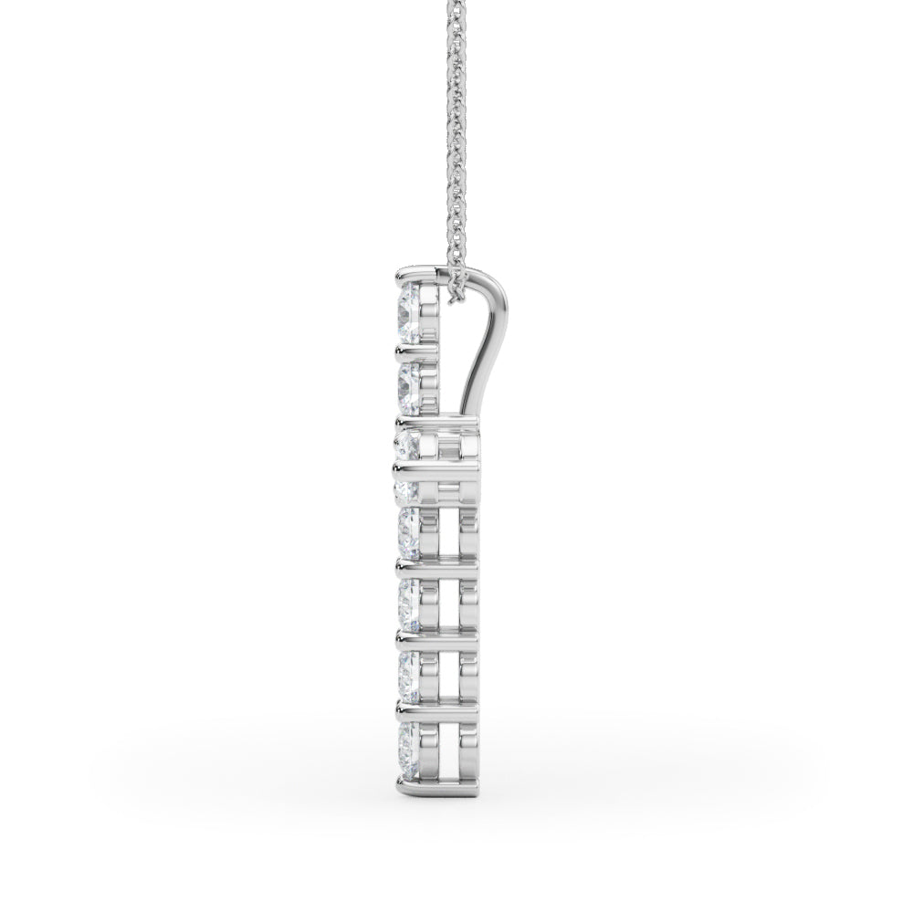 Lab-Grown Diamond Cross Pendant